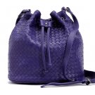 Wafa Sheepskin Leather Cross Body Bag LH981 Purple