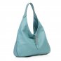Henry Cowhide Leather Hobo LH1041 Aqua