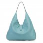 Henry Cowhide Leather Hobo LH1041 Aqua