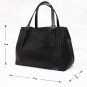 Nelly Sheepskin Leather Bag LH854 Black
