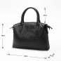 Stelly Sheepskin Leather Tote LH858 Black