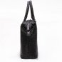 Stelly Sheepskin Leather Tote LH858 Navy Blue