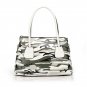 Francis Cowhide Leather Shoulder Bag LH813 White