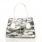 Francis Cowhide Leather Shoulder Bag LH813 White
