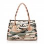 Francis Cowhide Leather Shoulder Bag LH813 White
