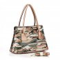 Francis Cowhide Leather Shoulder Bag LH813 Gold