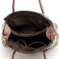 Francis Cowhide Leather Shoulder Bag LH813 Gold
