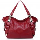 Bieber Cowhide Leather Bag LH260 Red