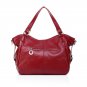 Bieber Cowhide Leather Bag LH260 Red