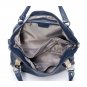 Bieber Cowhide Leather Bag LH260 Navy Blue