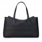 Sabrine Cowhide Leather Shoulder Bag LH1060 Black