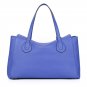 Sabrine Cowhide Leather Shoulder Bag LH1060 Blue