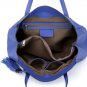 Sabrine Cowhide Leather Shoulder Bag LH1060 Blue