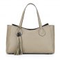 Sabrine Cowhide Leather Shoulder Bag LH1060 Blue