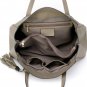 Sabrine Cowhide Leather Shoulder Bag LH1060 Latte