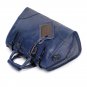 Asher Distress Leather Tote LH1078 Navy Blue