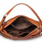 Schefft Cowhide Leather Tote LH823 Brown