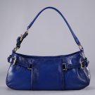 Schefft Cowhide Leather Tote LH823 Blue