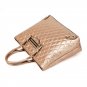 Hazel Golden Cowhide Leather Tote LH809