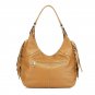 Roy Cowhide Leather Hobo LH1097 Tan