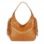 Roy Cowhide Leather Hobo LH1097 Tan