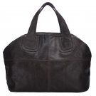 Evelyn  Italian Cowhide Leather Tote LH1194 Chocolate