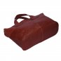 Evelyn Italian Cowhide Leather Tote LH1194 Brown