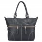 Rose Italian Cowhide Leather Tote LH1189 Brown