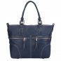 Rose Italian Cowhide Leather Tote LH1189 Brown