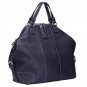 Zoey Italian Cowhide Leather Tote LH1122M Dark Blue
