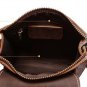 Flannery Distressed Cow Leather Dark Brown Waist Bag LH1180