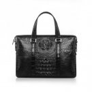 Black Crocodile Mens Leather Tote Bag LH1147