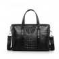 Black Crocodile Mens Leather Tote Bag LH1147