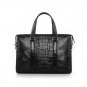 Black Crocodile Mens Leather Tote Bag LH1147