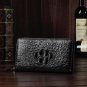 Black Crocodile Mens Leather Wallet LH1141