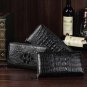Black Crocodile Mens Leather Wallet LH1141