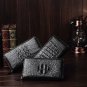 Black Crocodile Mens Leather Wallet LH1141