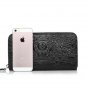 Black Crocodile Mens Leather Wallet LH1140