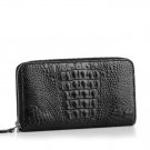 Black Crocodile Mens Leather Wallet LH1139