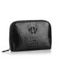 Black Crocodile Mens Leather Purse Wallet LH1138