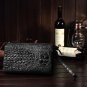 Black Crocodile Mens Leather Wallet LH1135