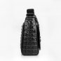 Black Crocodile Mens Leather Messenger Bag LH1131