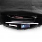 Black Crocodile Mens Leather Messenger Bag LH1131