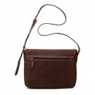 Burney Distressed Cow Leather Brown Mens Leather Messenger Bag LH686