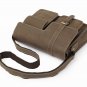 Mirka Distress Cow Leather Khaki Mens Leather Messenger Bag LH685