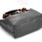 Pollock Grey Cowhide Leather Tote LH9181
