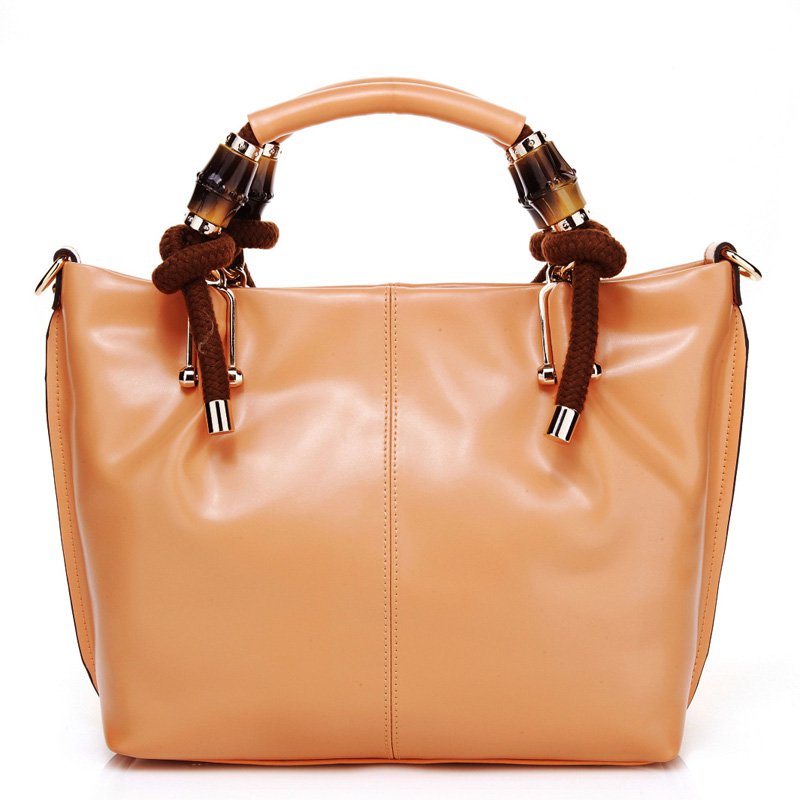 Pollock Brown Cowhide Leather Tote LH9181