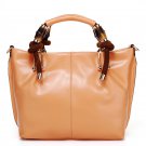 Pollock Brown Cowhide Leather Tote LH9181