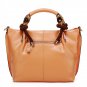 Pollock Brown Cowhide Leather Tote LH9181