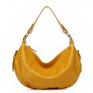 Alexis Yellow Cowhide Leather Hobo LH801